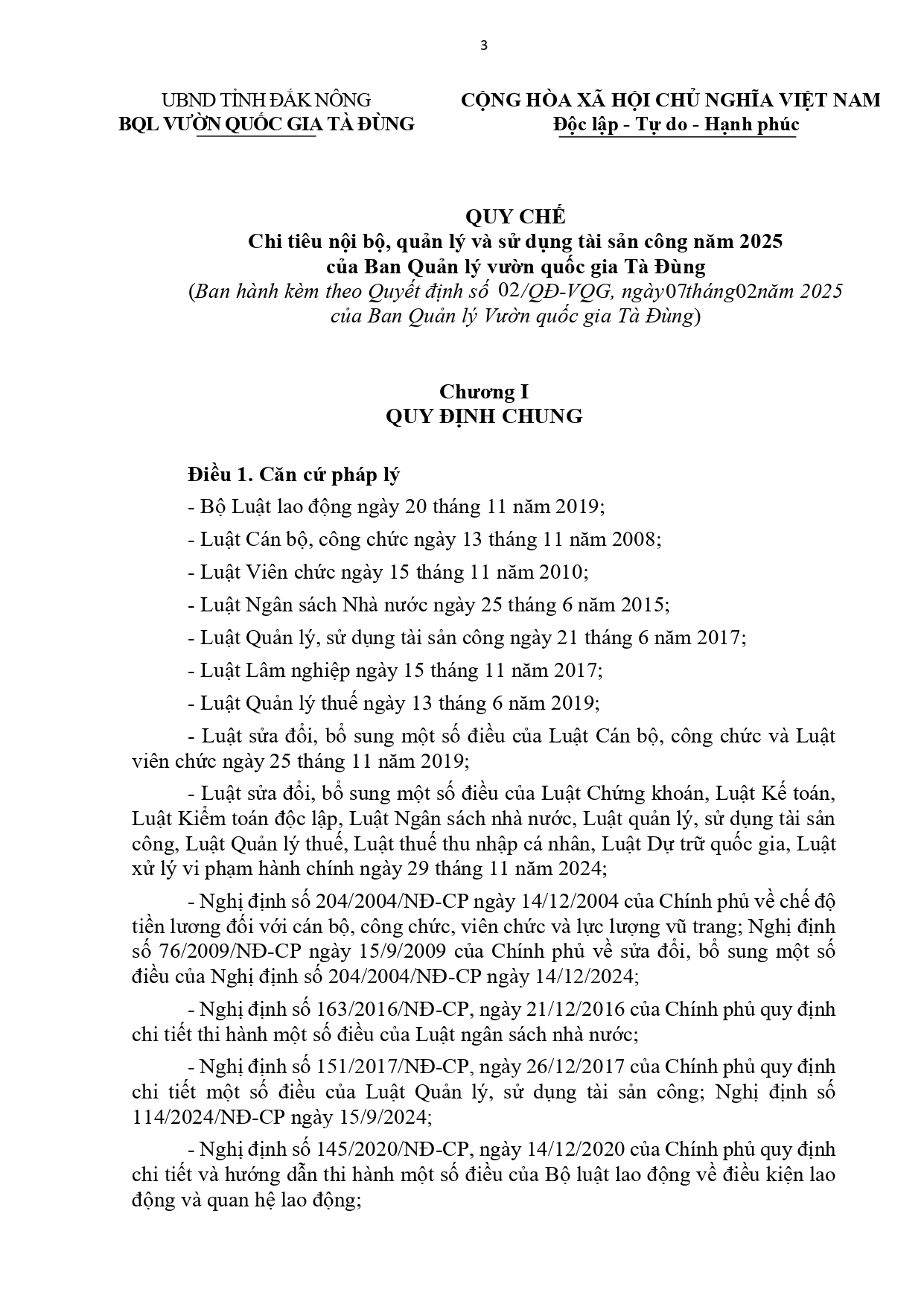 Quy che chi tiêu nội bộ quản lý và sử dụng tài sản công năm 2025 page-0003