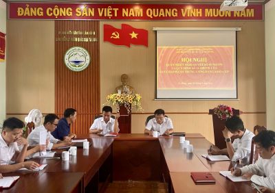Chi bộ Vườn quốc gia T&agrave; Đ&ugrave;ng tổ chức Hội nghị qu&aacute;n triệt Nghị quyết số 05-NQ/TW v&agrave; Quy định số 21-QĐ/TW của Ban Chấp h&agrave;nh Trung ương Đảng kh&oacute;a XIV