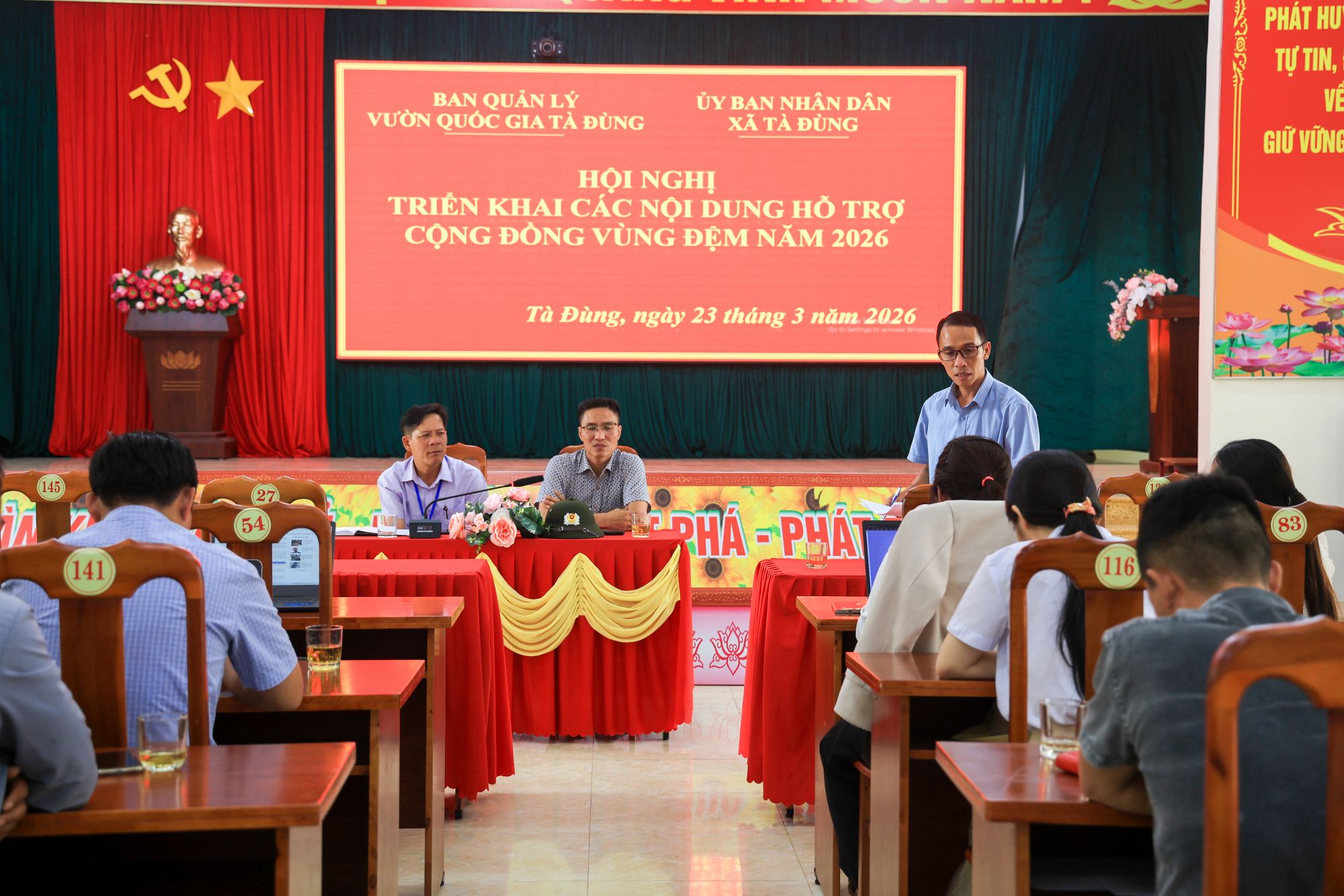 Triển khai chương tr&igrave;nh hỗ trợ v&ugrave;ng đệm tại Vườn quốc gia T&agrave; Đ&ugrave;ng năm 2026