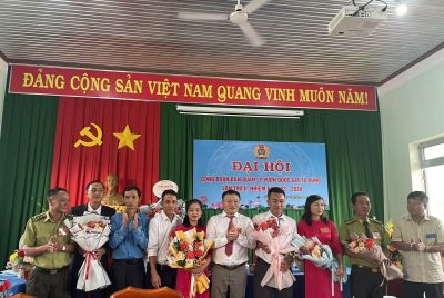 Đại hội Công đoàn Ban quản lý Vườn Quốc Gia Tà Đùng lần thứ II, nhiệm kỳ 2023-2028