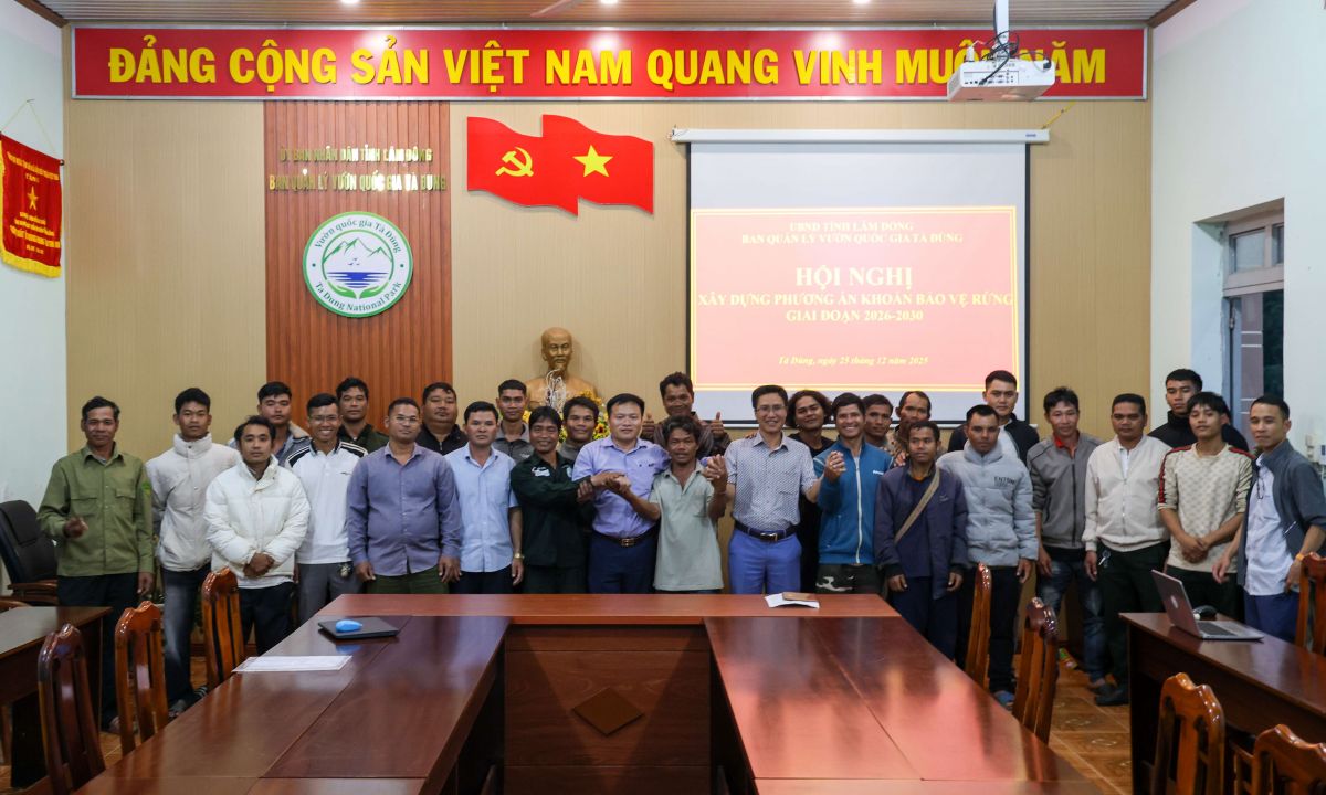 Vườn quốc gia T&agrave; Đ&ugrave;ng tổ chức Hội nghị x&acirc;y dựng phương &aacute;n kho&aacute;n bảo vệ rừng giai đoạn 2026 &ndash; 2030